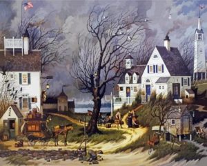 Checking in on the Olde Marthas Vineyard Paint By Number