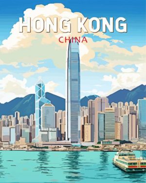 China Hong Kong Poster paint by numbers