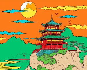 China Scenery Paint By Number