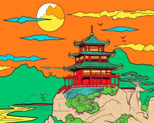 China Scenery Paint By Number