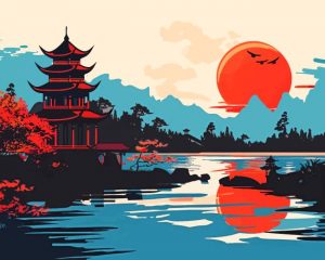 China Scenery Asia Paint By Number