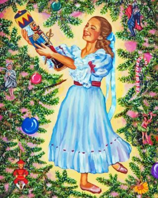 Christmas Nutcracker Ballet Paint By Numbers