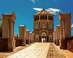 Cyprus Kykkos Monastery Paint By Number