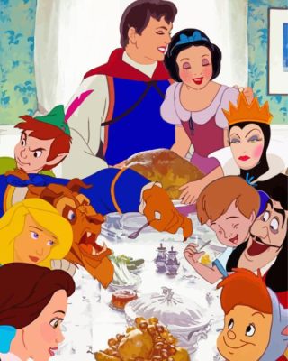 Disney Thanksgiving paint by number