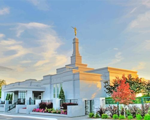 Edmonton Temple Paint By Number