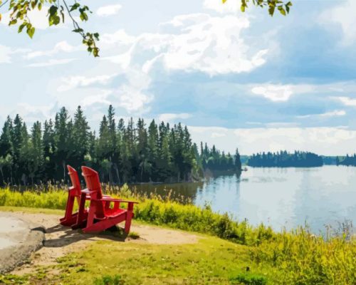 Elk Island National Park Paint By Number