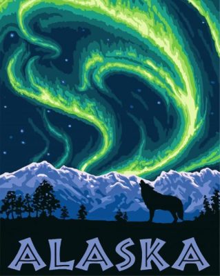 Fairbanks Alaska Poster Art Paint By Number