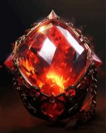 Cool Fire Opal Crystal Paint By Number