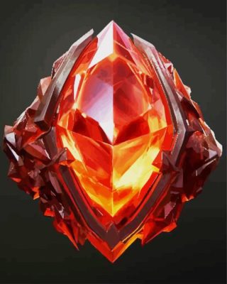 Fire Opal Crystal Art Paint By Number