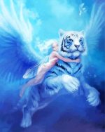 Flying Tiger And Fairy paint by number