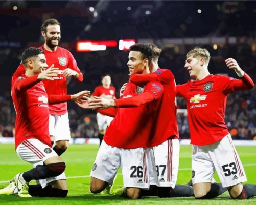 Football Manchester United Team Paint By Numbers