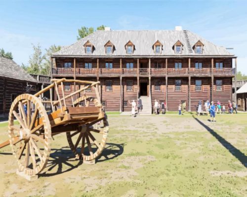 Fort Edmonton Park Paint By Number