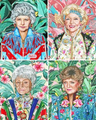 Golden Girls Characters paint by number