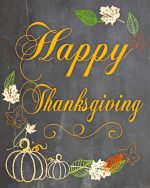 Happy Thanksgiving Quote paint by number