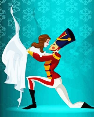 Illustration Nutcracker Ballet Paint By Numbers