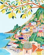 Italy Positano paint by numbers