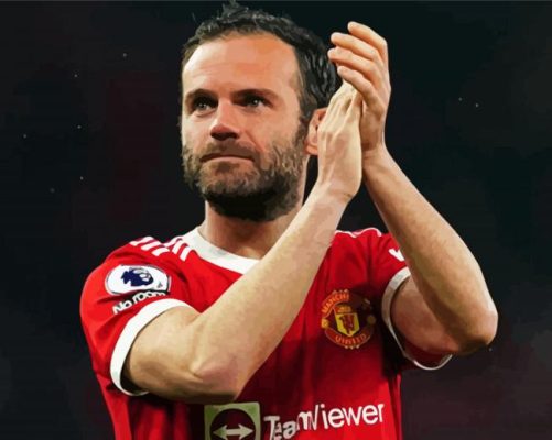 Juan Mata Manchester United Paint By Numbers