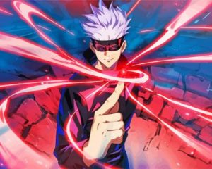 Jujustu Kaisen Satoru Gojo Paint By Numbers