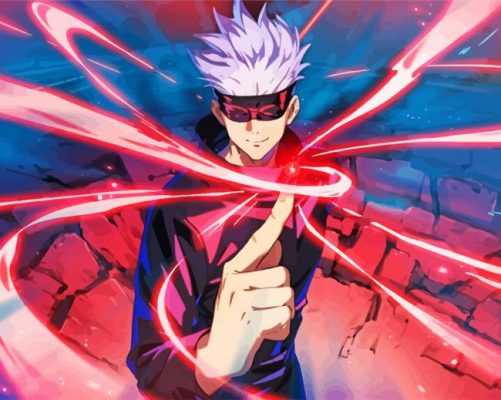 Jujustu Kaisen Satoru Gojo Paint By Numbers
