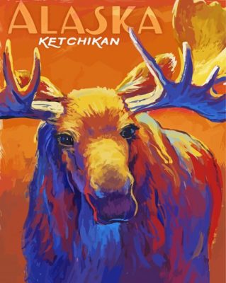 Ketchikan Poster Art Paint By Number