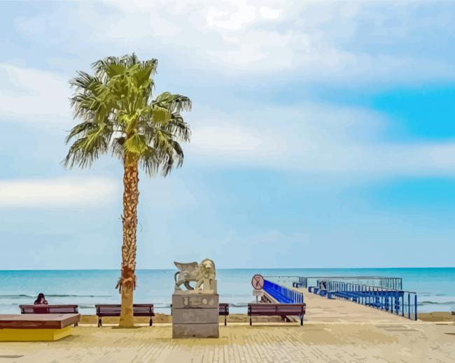 Larnaca Cyprus Paint By Number