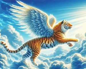 Magical Flying Tiger paint by numbers