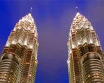 Malaysia Petronas Towers Paint by numbers