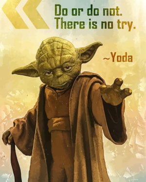 Master Yoda Quote Paint By Numbers