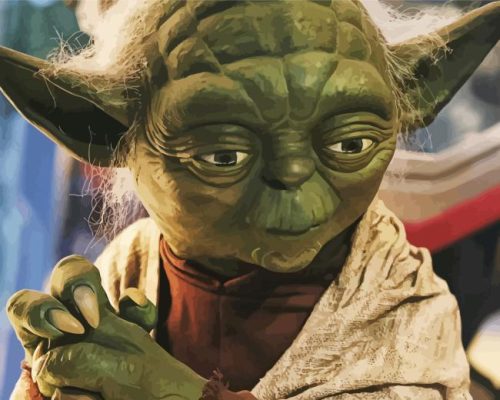 Master Yoda Star Wars paint by number