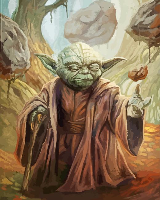 Master Yoda Paint By Numbers
