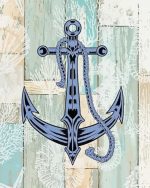 Nautical Anchor paint by number