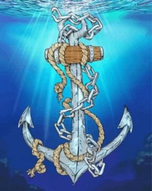 Nautical Anchor Paint By Numbers