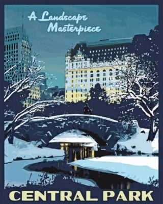 New York Central Park Paint By Number