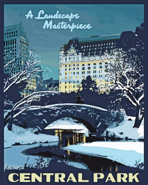 New York Central Park Paint By Number