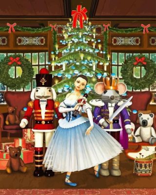 Nutcracker Ballerina Paint By Numbers