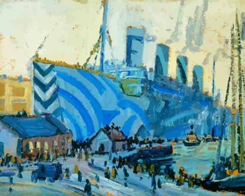 Olympic with returned soldiers group of seven paint by number