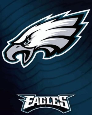 Philadelphia Eagles Football Logo Paint By Numbers