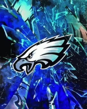 Philadelphia Eagles Logo Paint By Numbers