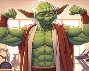 Powerful Yoda paint by numbers