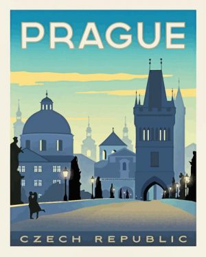 Prague Czech Republic paint by numbers