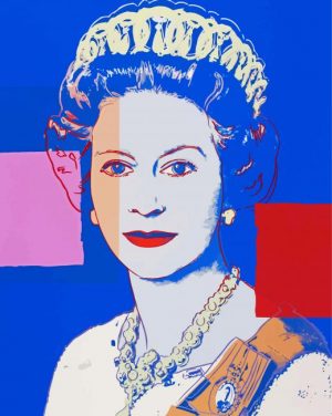 Queen Elizabeth Andy Warhol Art Paint By Number