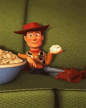 Sherif Woody With Popcorn