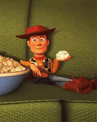 Sherif Woody With Popcorn