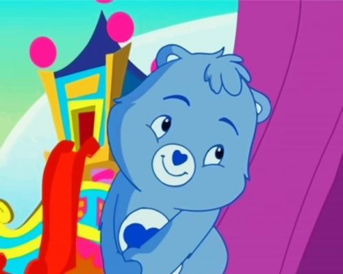 Shy Care Bear Grumpy Paint By Number