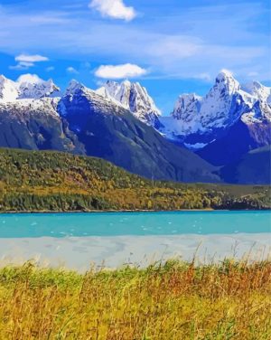 Skagway Alaska Landscape Paint By Number