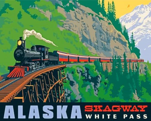 Skagway Alaska Paint By Number