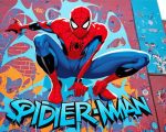 Spider Man Graffiti paint by numbers