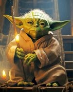 Star Wars Master Yoda paint by numbers