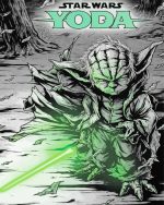 Star Wars Yoda Poster paint by numbers
