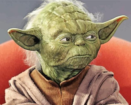 Star Wars Yoda paint by numbers